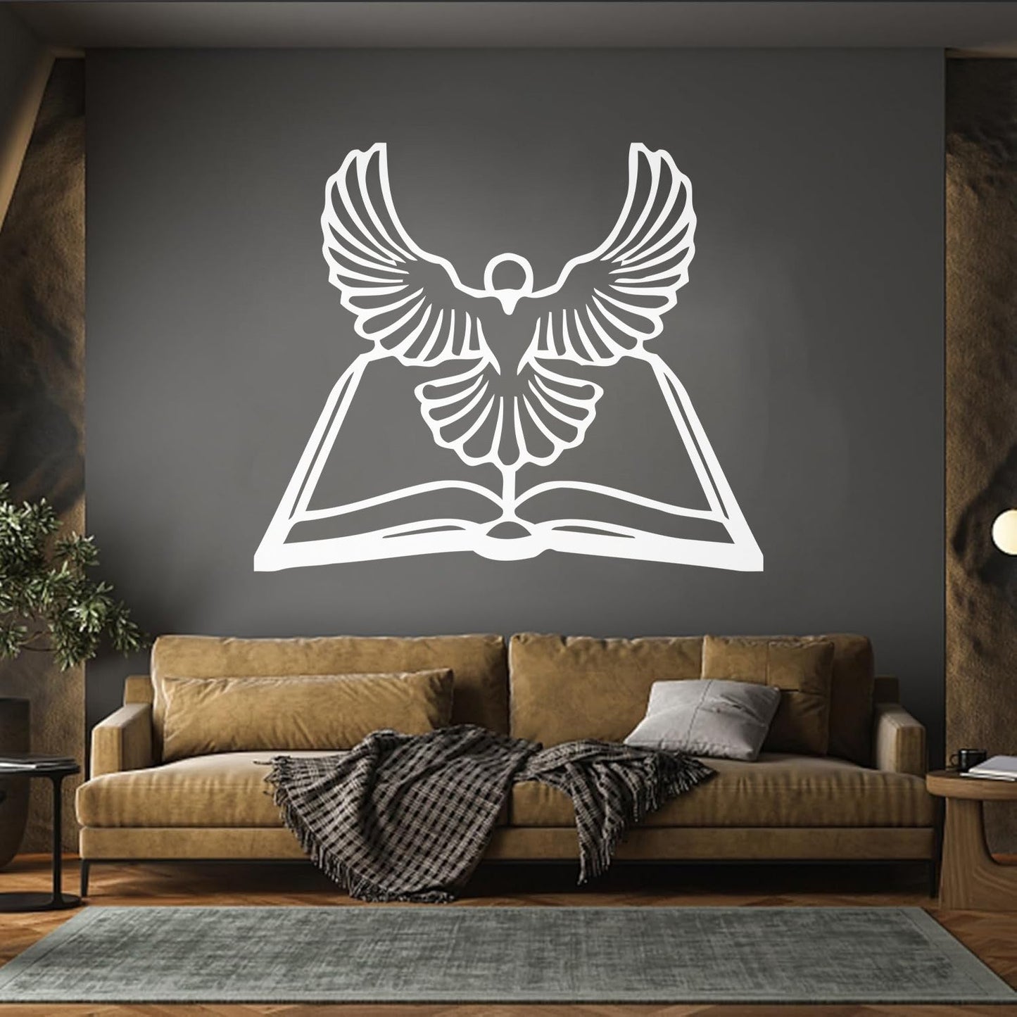 Vinyl Wall Stickers Animals And Birds General Ledger Bible White Dove Holy Spirit Car Body Decoration