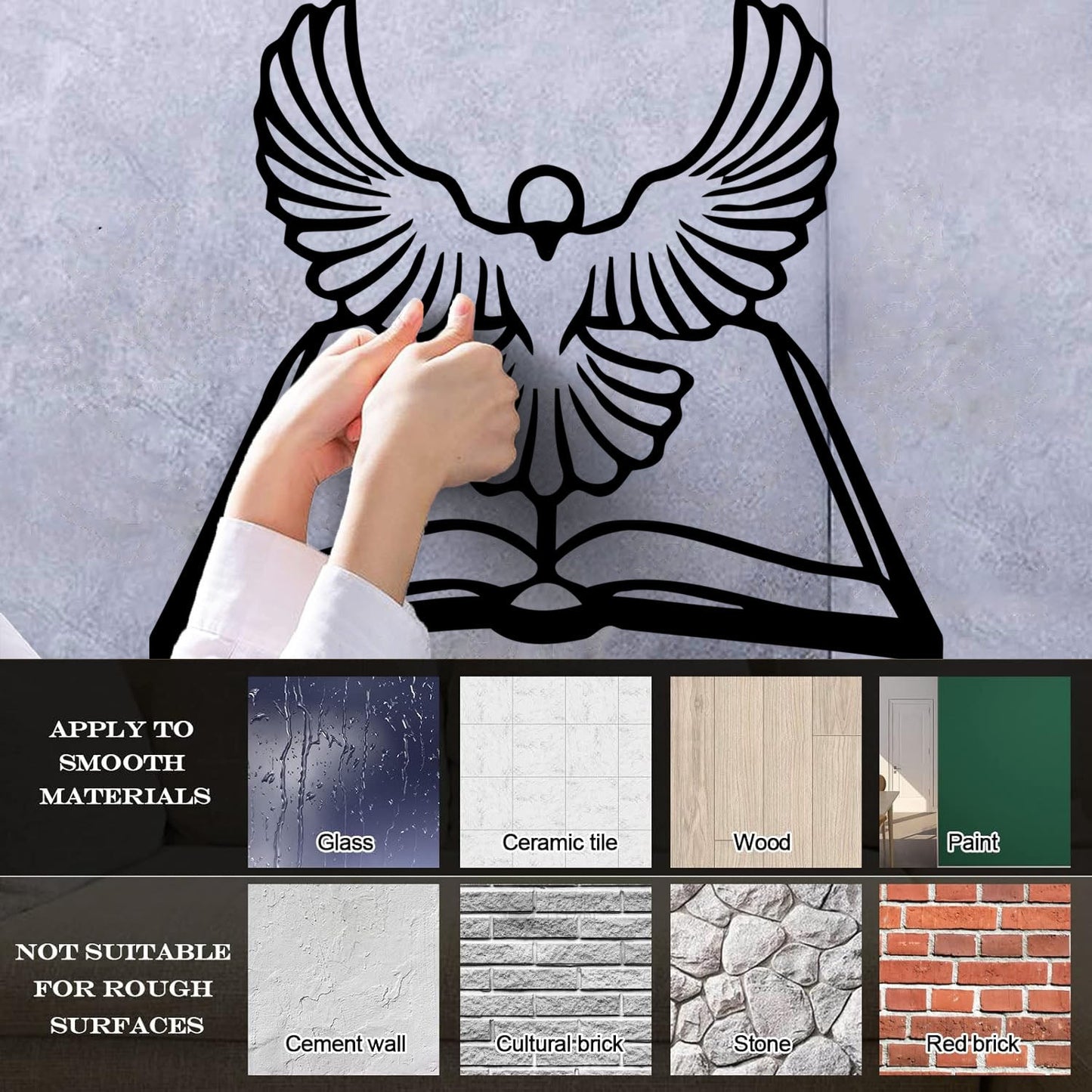 Vinyl Wall Stickers Animals And Birds General Ledger Bible White Dove Holy Spirit Car Body Decoration