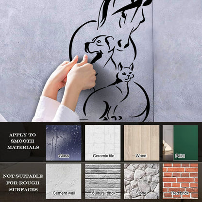 Animals Pet Horse Dog Cat Veterinary Wall Decals Window Decals