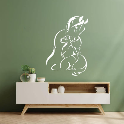 Animals Pet Horse Dog Cat Veterinary Wall Decals Window Decals