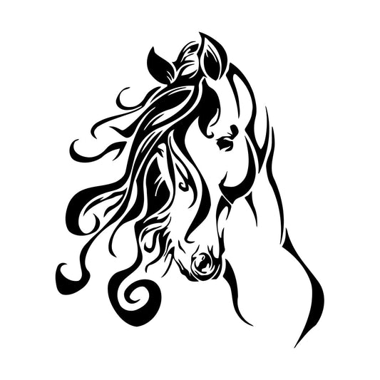Horse Beautiful Animals Vinyl Wall Decals Wall Beautification