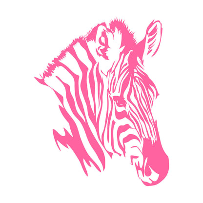 Lettering Decals Zebra Head African Animals Zoo Self Adhesive