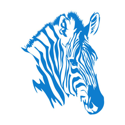 Lettering Decals Zebra Head African Animals Zoo Self Adhesive