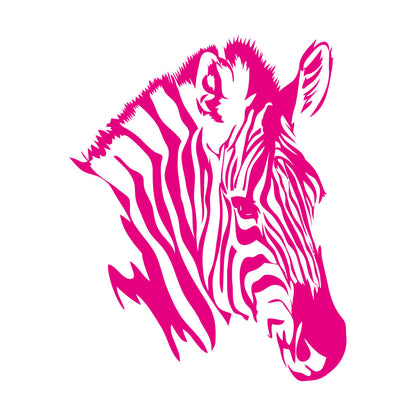 Lettering Decals Zebra Head African Animals Zoo Self Adhesive