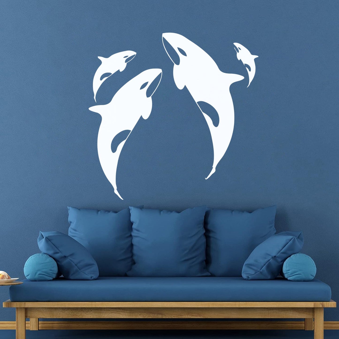 Wall Decals Pvc Whale Ocean Marine Animals Sea Do Not Damage The Wall Surface