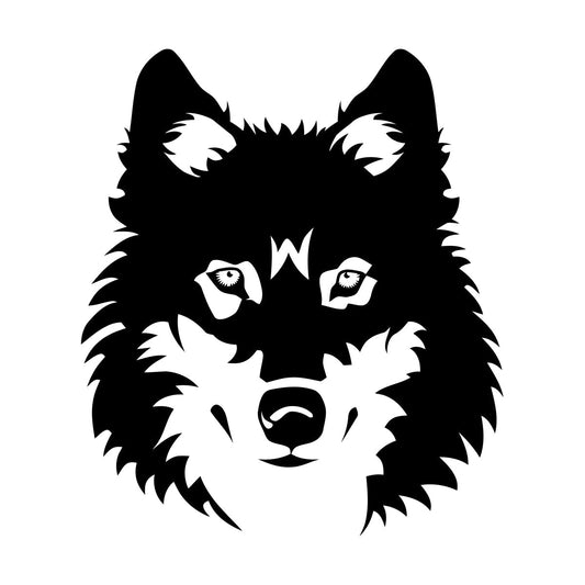 Lettering Stickers Wolf Beautiful Animal Zoo Tribal Multi Color Selection