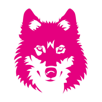 Lettering Stickers Wolf Beautiful Animal Zoo Tribal Multi Color Selection