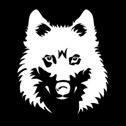 Lettering Stickers Wolf Beautiful Animal Zoo Tribal Multi Color Selection