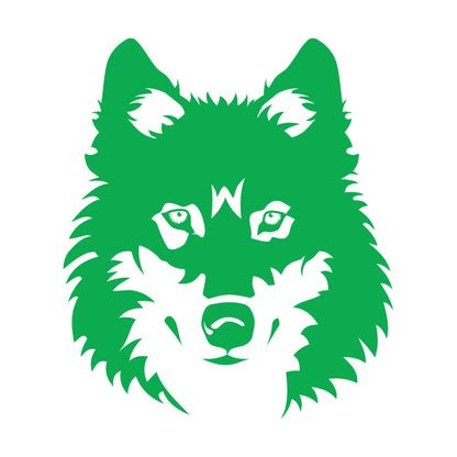 Lettering Stickers Wolf Beautiful Animal Zoo Tribal Multi Color Selection