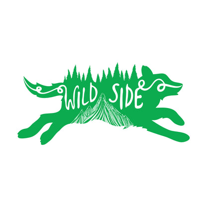 Cool Animal Wolf Wild Side Of Life Home Vinyl Wall Stickers Easy Installation