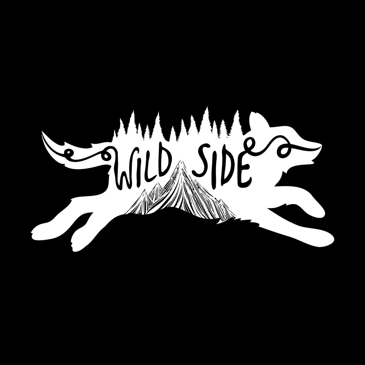 Cool Animal Wolf Wild Side Of Life Home Vinyl Wall Stickers Easy Installation