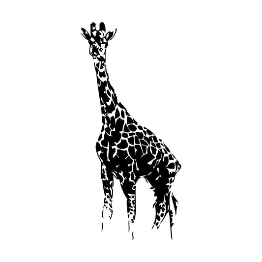Giraffe African Wild Animal Africa Kids Zoo Mural And Wall Vinyl Decal It Won'T Fall Off