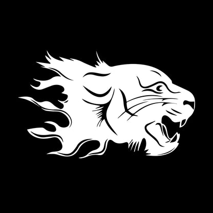 Wall Stickers Abstract Animal Predator Leopard Big Cat Head Wall Beautification