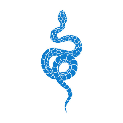 Abstract Animal Snake Ethnic Style Engraving Stickers Glass Stickers