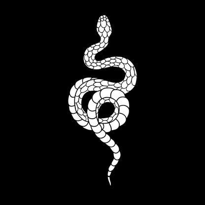 Abstract Animal Snake Ethnic Style Engraving Stickers Glass Stickers