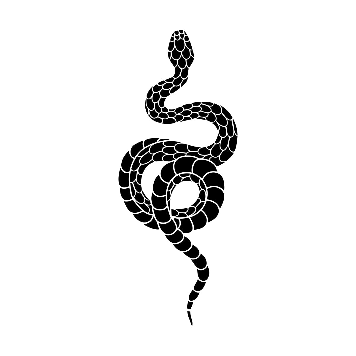 Abstract Animal Snake Ethnic Style Engraving Stickers Glass Stickers