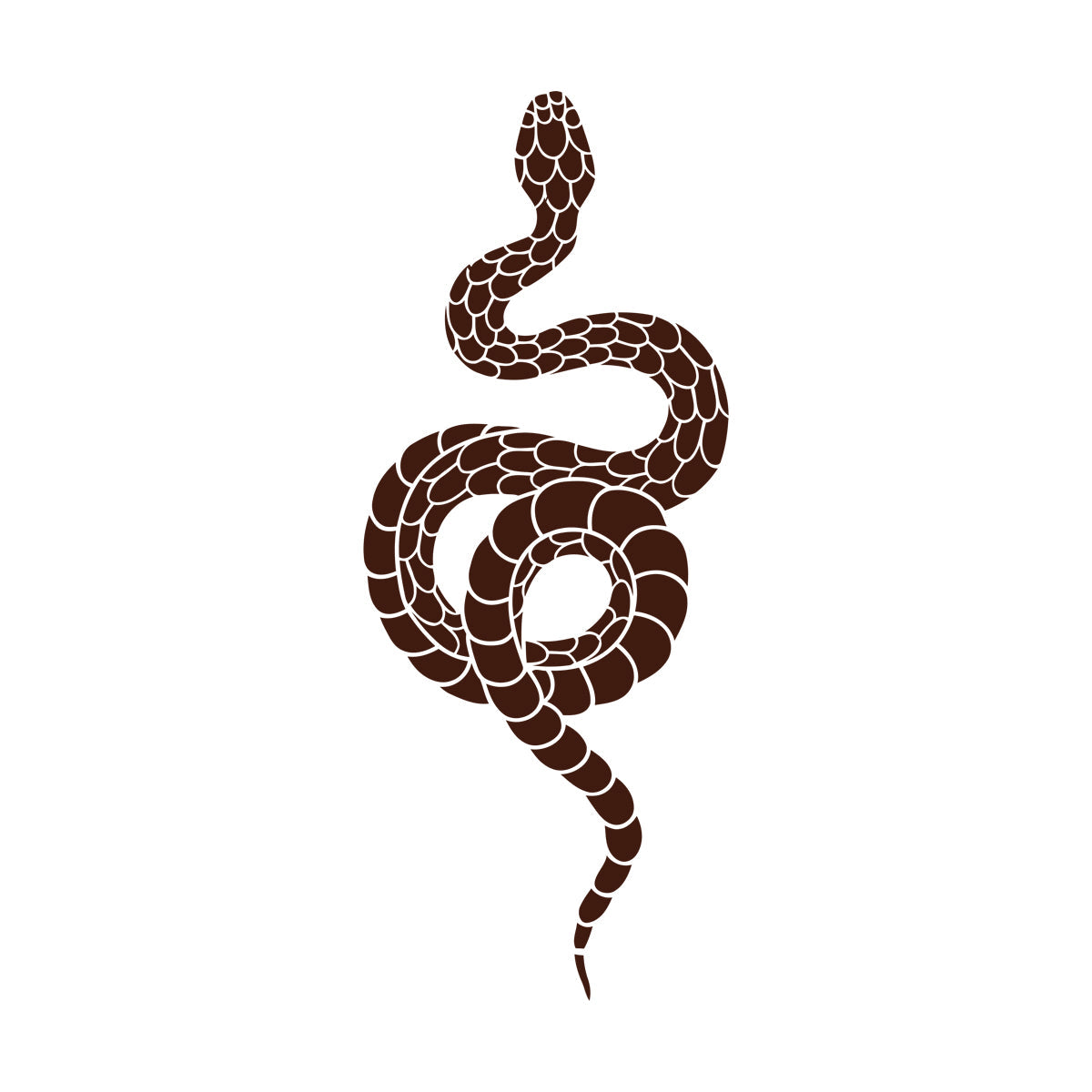 Abstract Animal Snake Ethnic Style Engraving Stickers Glass Stickers