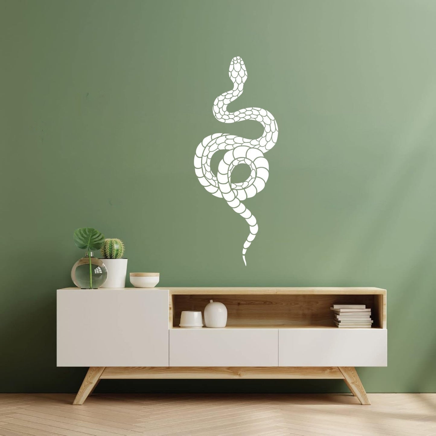 Abstract Animal Snake Ethnic Style Engraving Stickers Glass Stickers