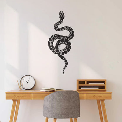 Abstract Animal Snake Ethnic Style Engraving Stickers Glass Stickers