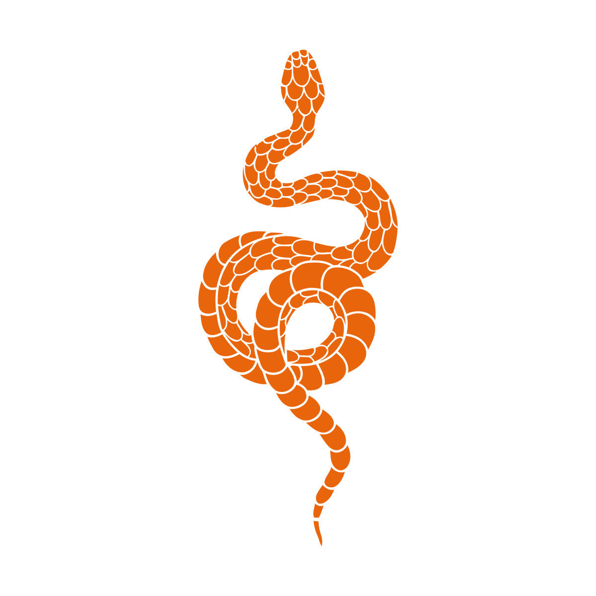 Abstract Animal Snake Ethnic Style Engraving Stickers Glass Stickers