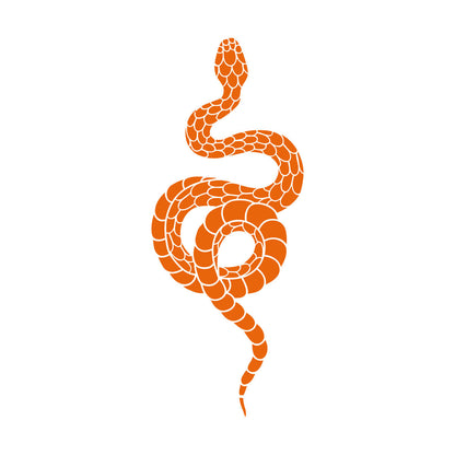 Abstract Animal Snake Ethnic Style Engraving Stickers Glass Stickers