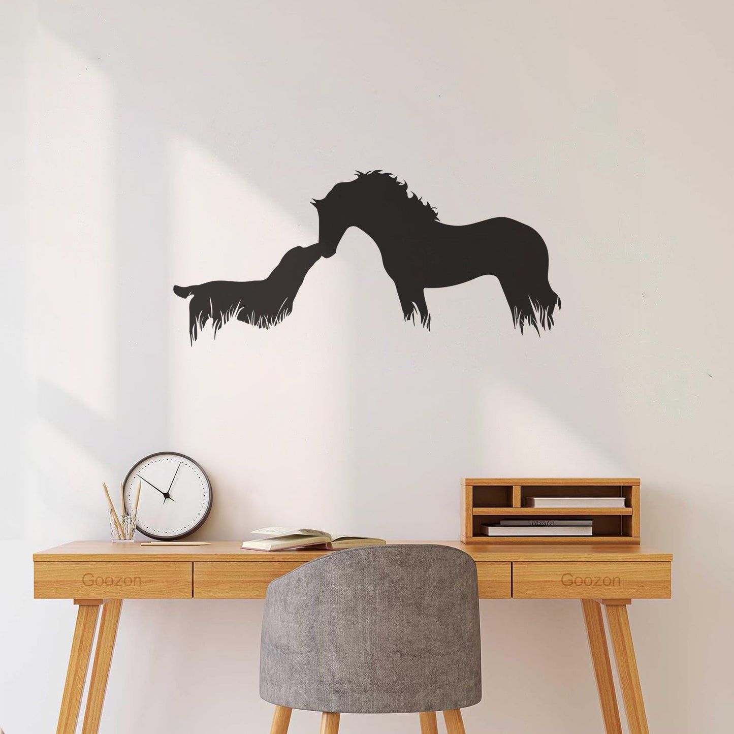 Lettering Decals Abstract Animals Pet Horse Dog Veterinary Clinic Store Decoration