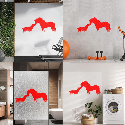 Lettering Decals Abstract Animals Pet Horse Dog Veterinary Clinic Store Decoration