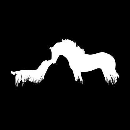 Lettering Decals Abstract Animals Pet Horse Dog Veterinary Clinic Store Decoration