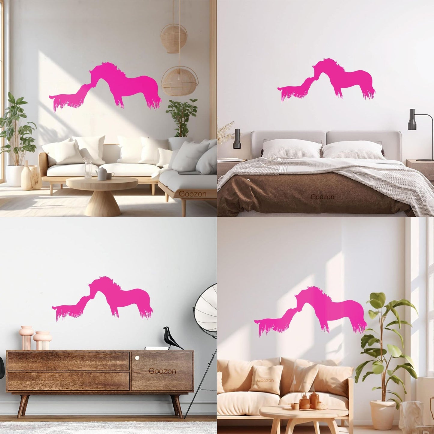 Lettering Decals Abstract Animals Pet Horse Dog Veterinary Clinic Store Decoration