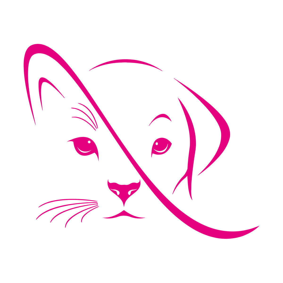 Wall Decals Pvc Abstract Animals Pets Cat Dog Veterinary Clinic Tattoo Culture