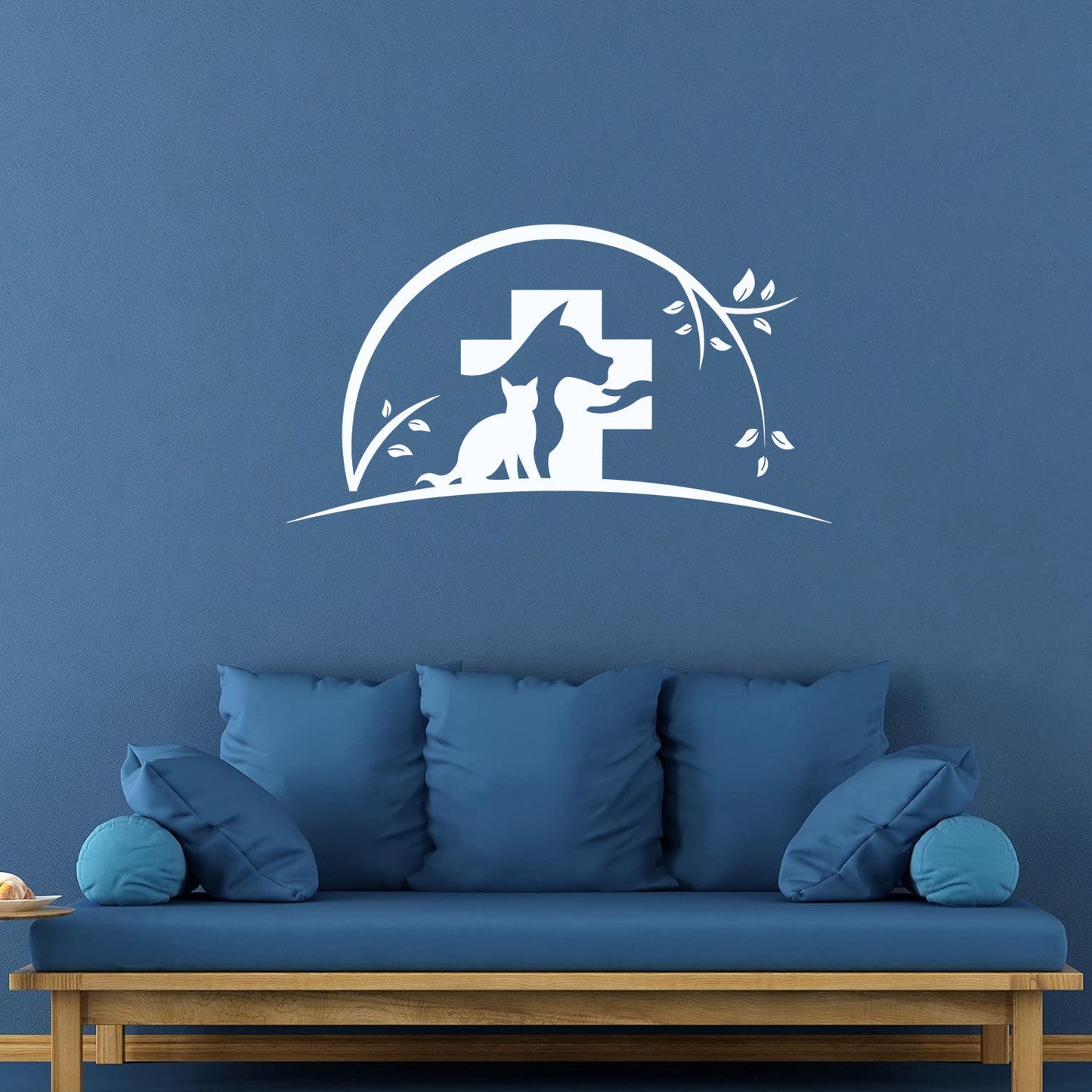 Lettering Stickers Animals Vet Pets Shop Veterinary Medicine Clinic Removable Without Leaving Glue