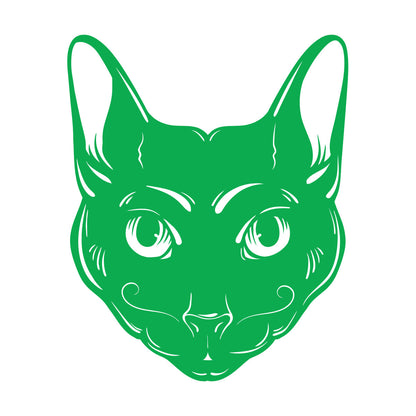 Abstract Cat Head Mustache Pet House Animal Lettering Decals Car Body Decoration