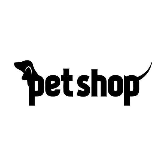 Wall Decals Paster Paper Abstract Dachshund Pet Shop Lettering Home Animals Care Store Decoration