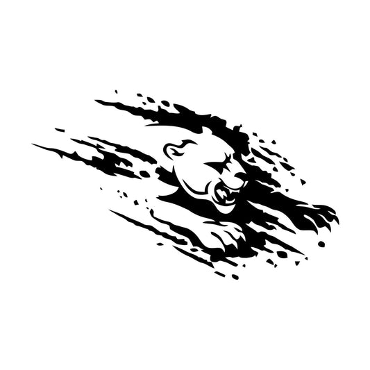 Vinyl Wall Decals Panther Head Wild Cat Predator Animal Tribal Car Body Decoration