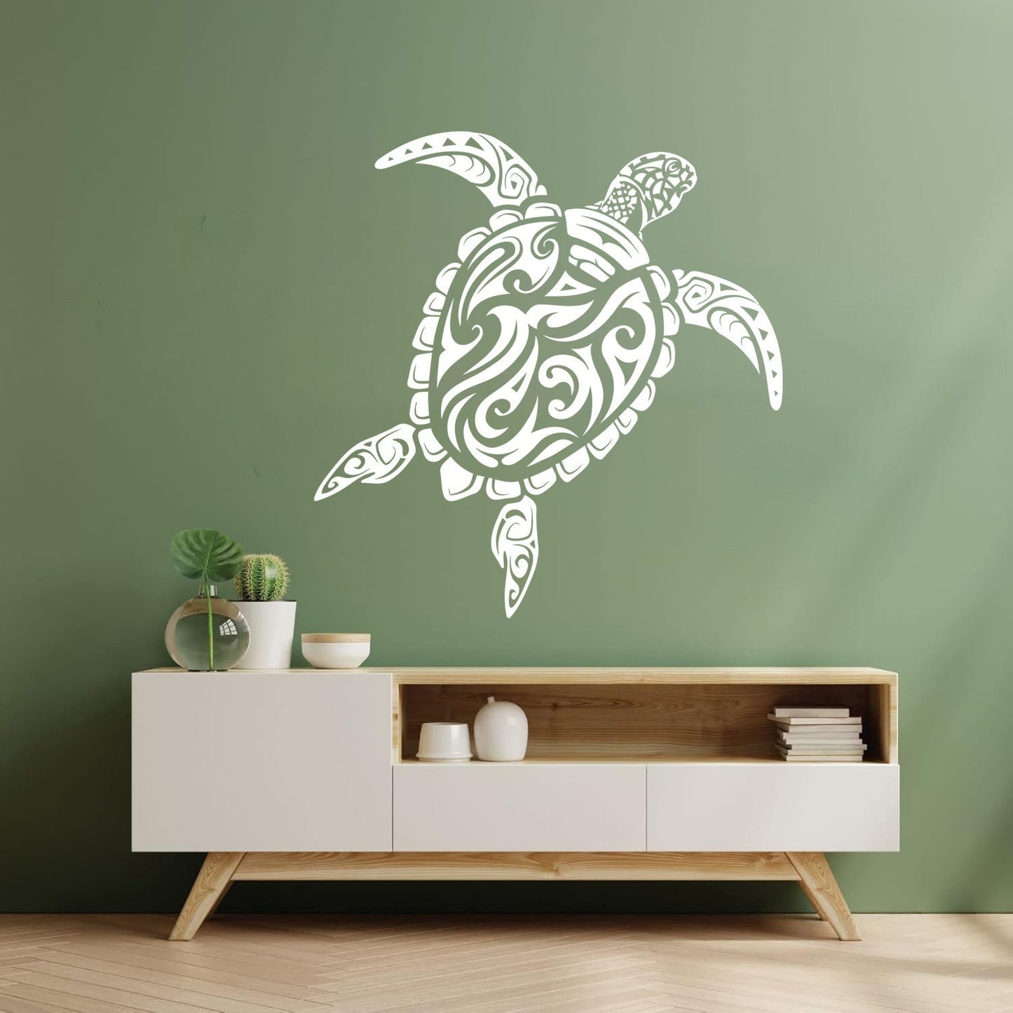 Vinyl Wall Stickers Abstract Turtle Sea Animal Marine Style It Won'T Fall Off