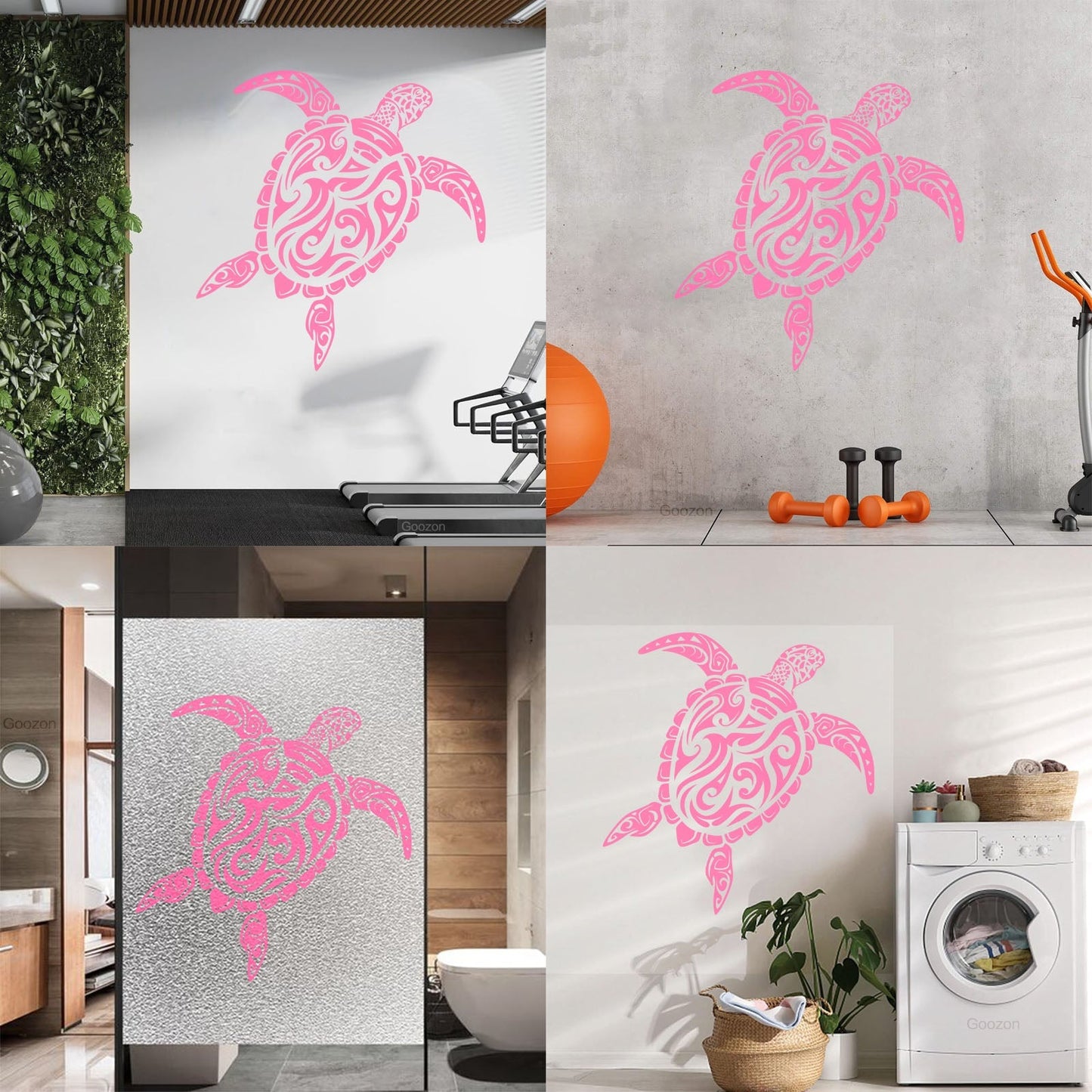 Vinyl Wall Stickers Abstract Turtle Sea Animal Marine Style It Won'T Fall Off