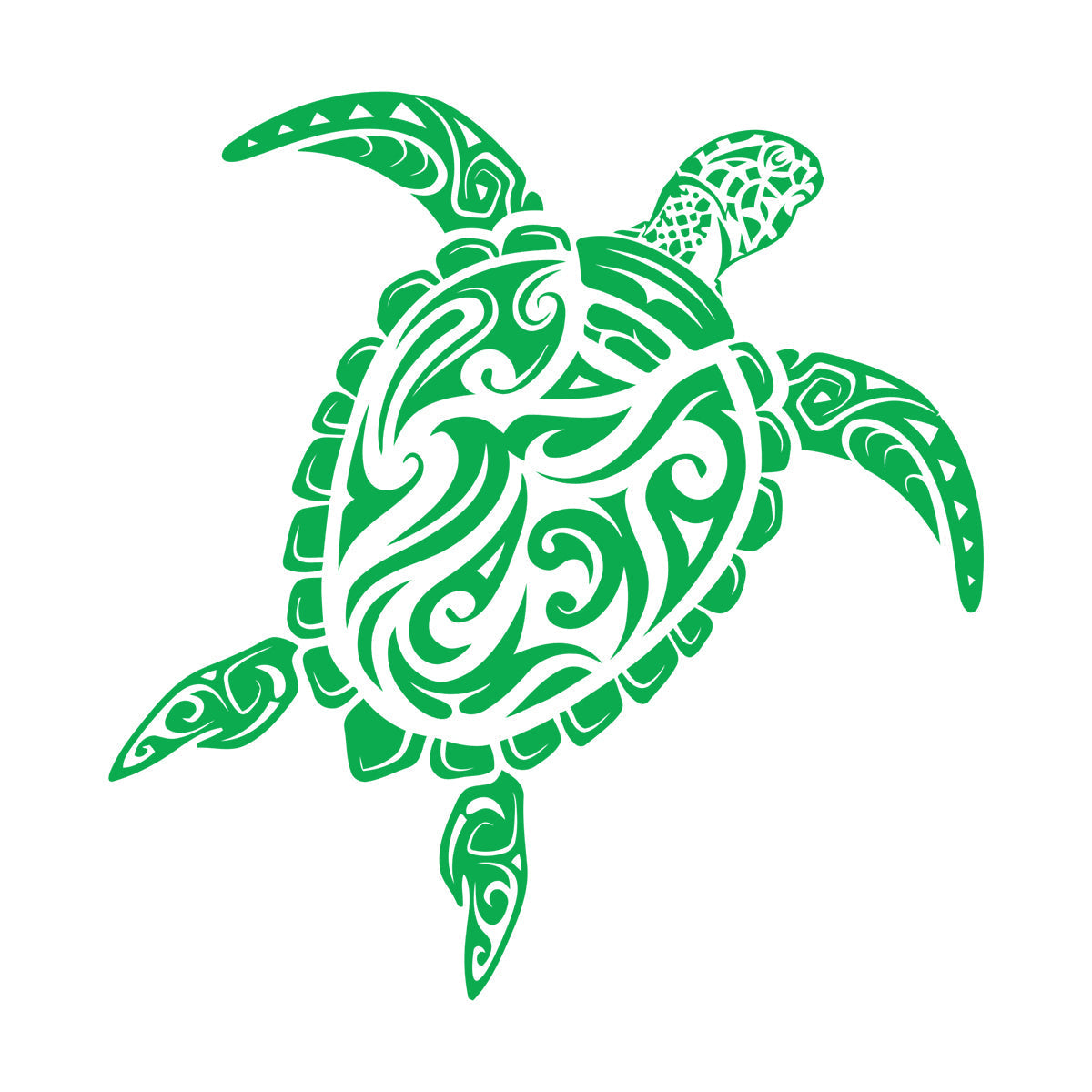 Vinyl Wall Stickers Abstract Turtle Sea Animal Marine Style It Won'T Fall Off