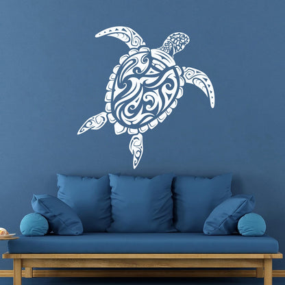 Vinyl Wall Stickers Abstract Turtle Sea Animal Marine Style It Won'T Fall Off