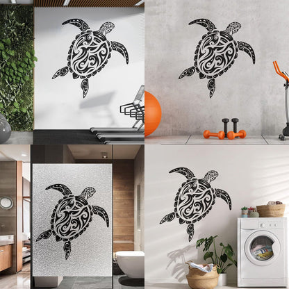 Vinyl Wall Stickers Abstract Turtle Sea Animal Marine Style It Won'T Fall Off