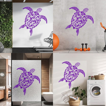 Vinyl Wall Stickers Abstract Turtle Sea Animal Marine Style It Won'T Fall Off