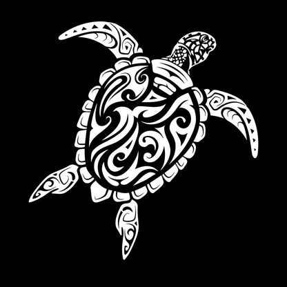 Vinyl Wall Stickers Abstract Turtle Sea Animal Marine Style It Won'T Fall Off