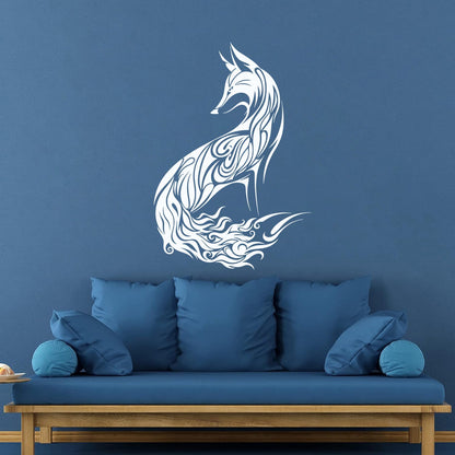 Wall Decals Abstract Wild Animal Fox Sly Predator Children Room Personalized Customization