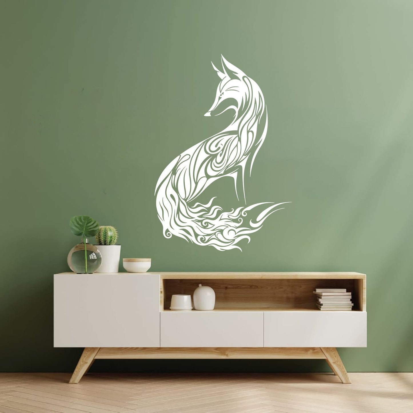 Wall Decals Abstract Wild Animal Fox Sly Predator Children Room Personalized Customization