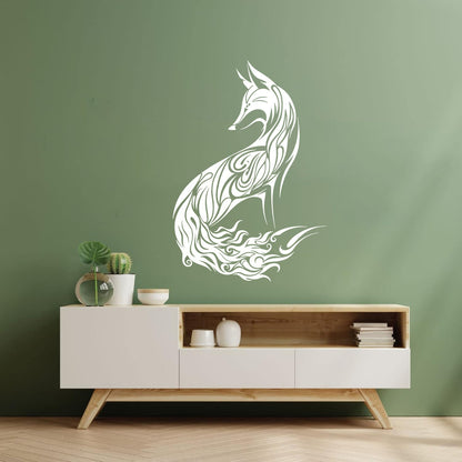 Wall Decals Abstract Wild Animal Fox Sly Predator Children Room Personalized Customization