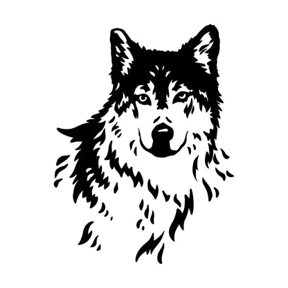 Abstract Wolf Beautiful Animal Zoo Tribal Wall Stickers Paster Paper Car Body Decoration