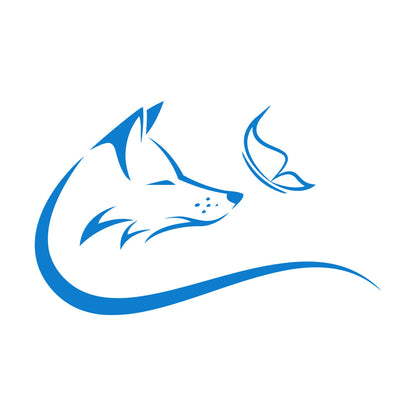 Lettering Decals Animal Butterfly Fox Head Predator It Won'T Fall Off