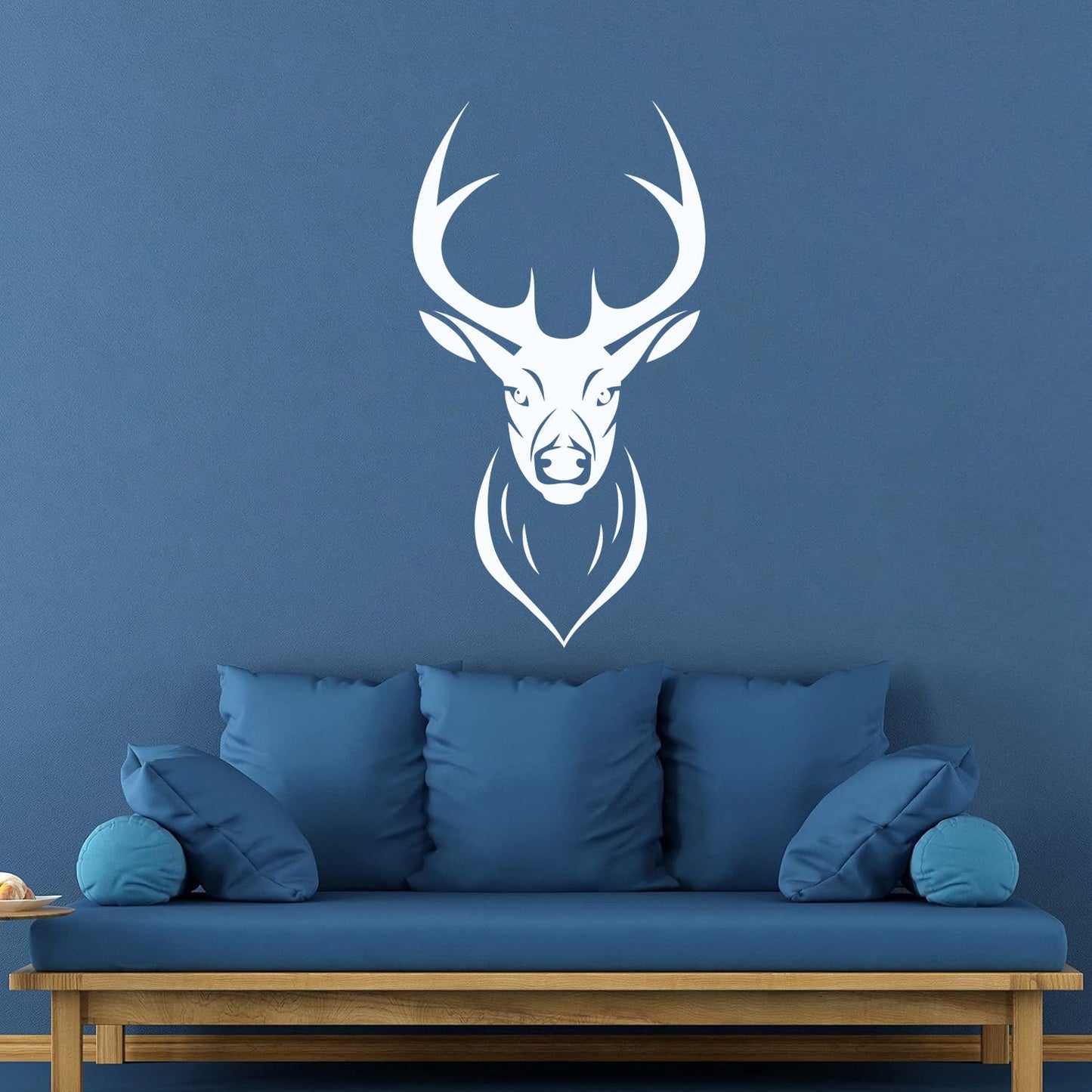 Vinyl Wall Stickers Animal Deer Horn Hunter Shop Wall Beautification