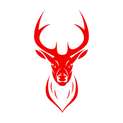 Vinyl Wall Stickers Animal Deer Horn Hunter Shop Wall Beautification