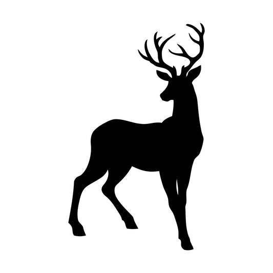 Vinyl Wall Decals Animal Forest Beauty Deer Hunting Hobby Window Decals