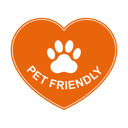 Vinyl Wall Decals Pet Friendly Animals Love Heart Paw Print It Won'T Fall Off